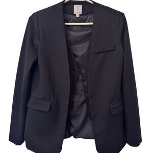 Tristan black classic two layered blazer size XS